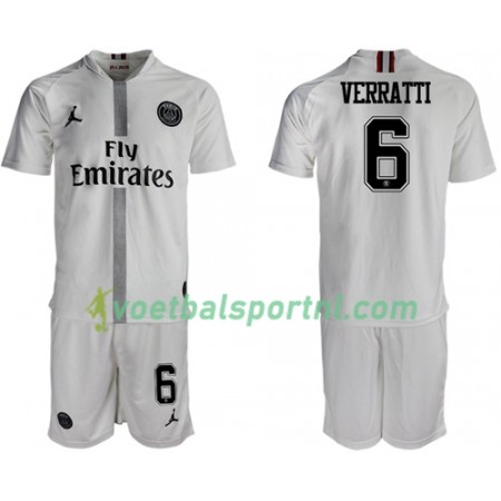 Paris Saint-Germain Verratti 6 Jodan Wit Kind Third Tenue 2018-19
